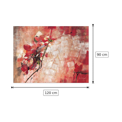 Symphony In Red - DREYER - cm 120x90 - Pannello in MDF
