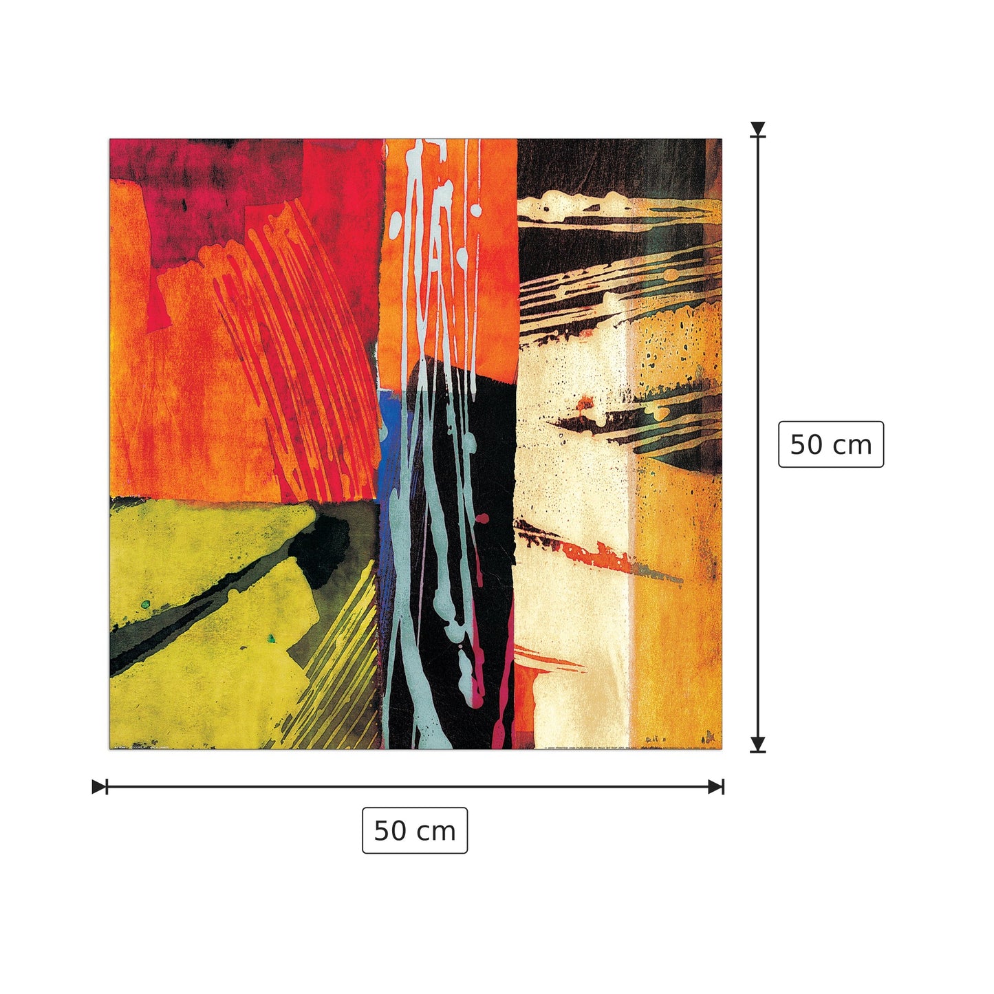 Colors II - JAMES - cm 50x50 - Pannello in MDF