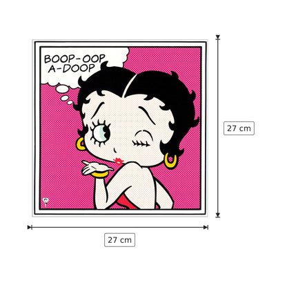 Betty Boop - NATWICK - cm 27x27 - Pannello in MDF