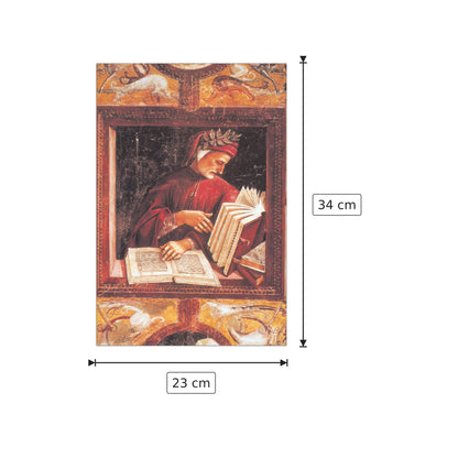 Dante Alighieri - NULL - cm 23x34 - Pannello in MDF