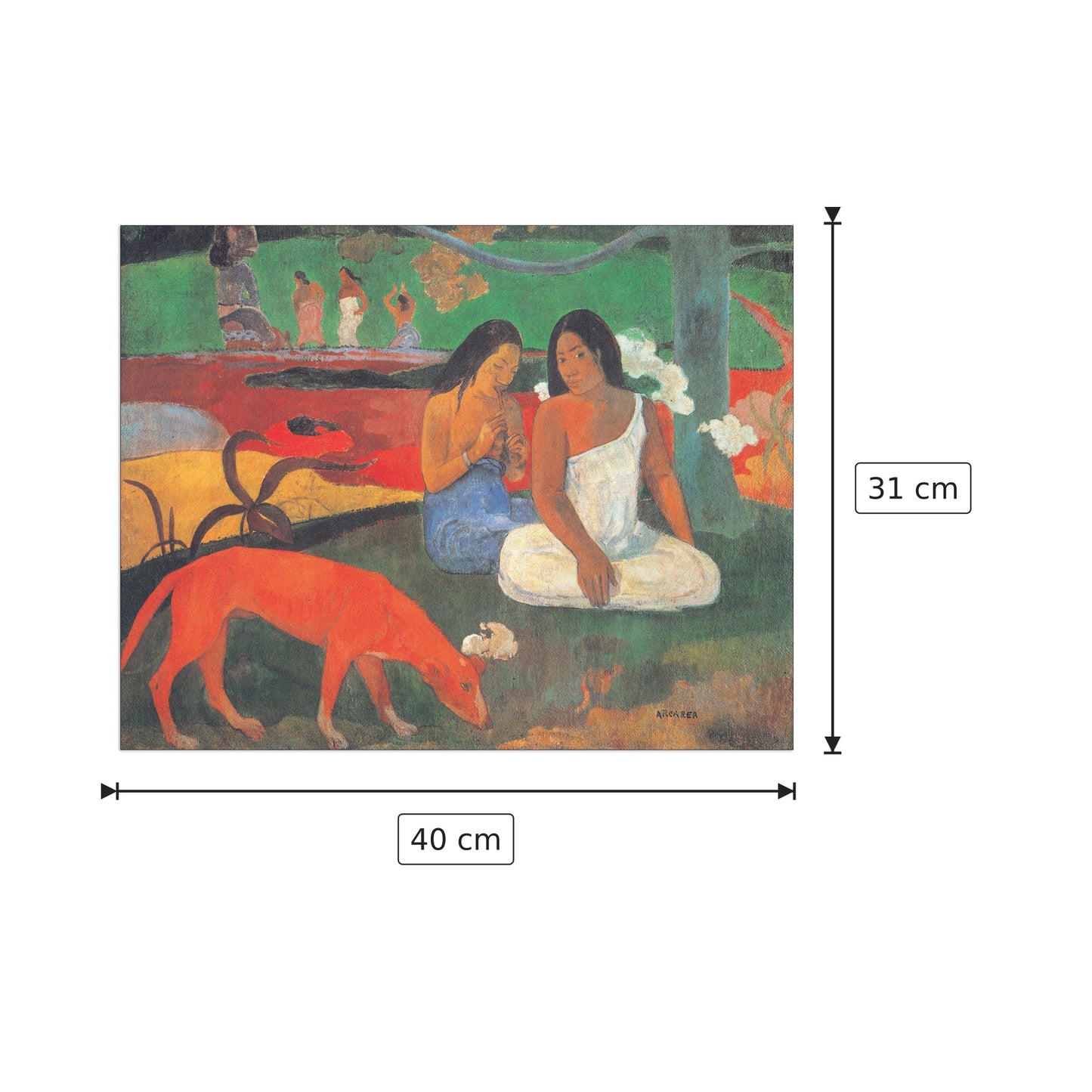 Arearea - GAUGUIN - cm 40x31 - Pannello in MDF