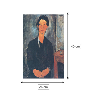 Ritratto Di Chaim Soutine - MODIGLIANI - cm 26x40 - Pannello in MDF