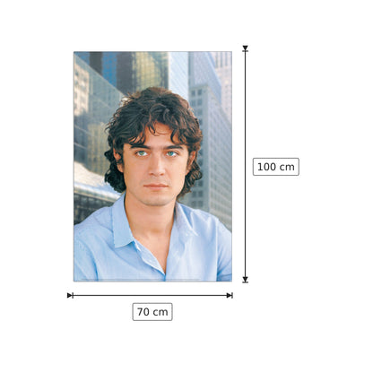 Riccardo Scamarcio - NULL - cm 70x100 - Pannello in MDF