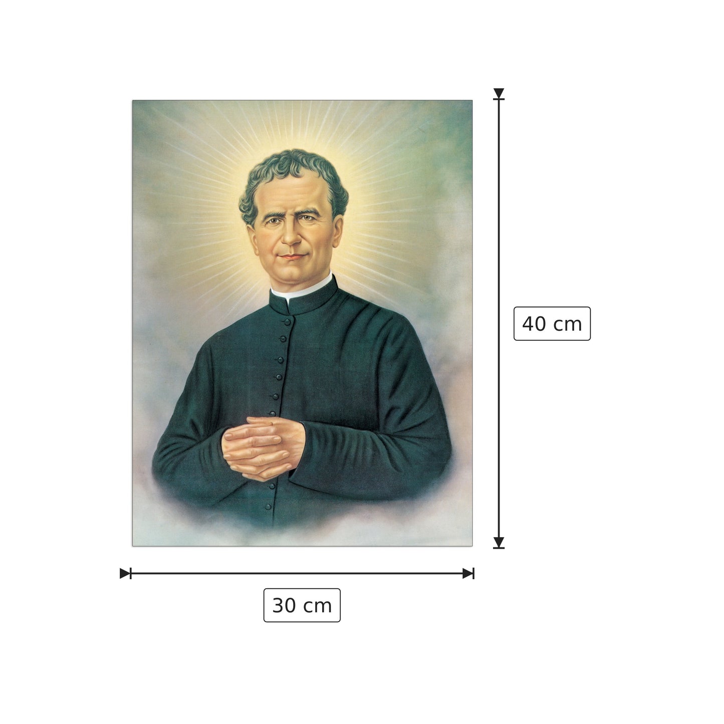 Don Bosco - NULL - cm 30x40 - Pannello in MDF