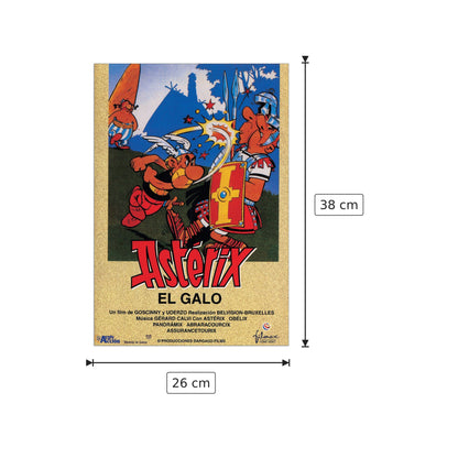 Asterix El Galo - FILMAX - cm 26x38 - Pannello in MDF