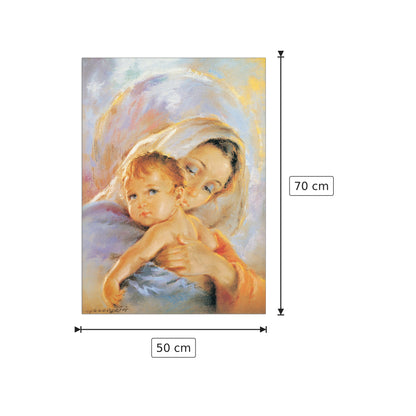 Madonna Con Bambino - NULL - cm 50x70 - Pannello in MDF