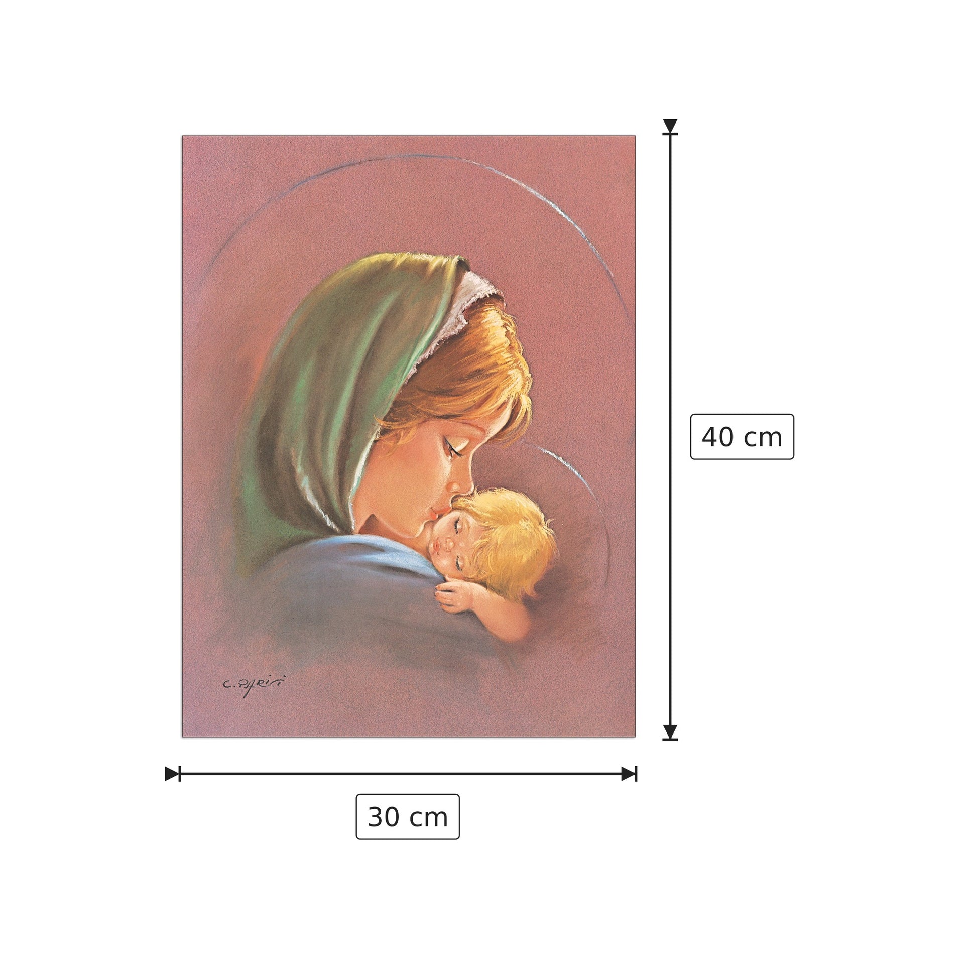 Mater 6 - NULL - cm 30x40 - Pannello in MDF