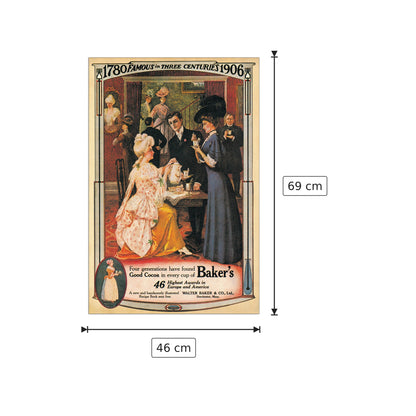 Good Cocoa - BAKERS - cm 46x69 - Pannello in MDF