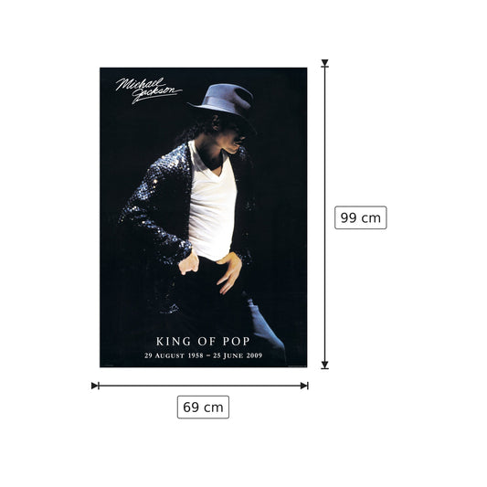 Michael Jackson (King of Pop) - NULL - cm 69x99 - Pannello in MDF