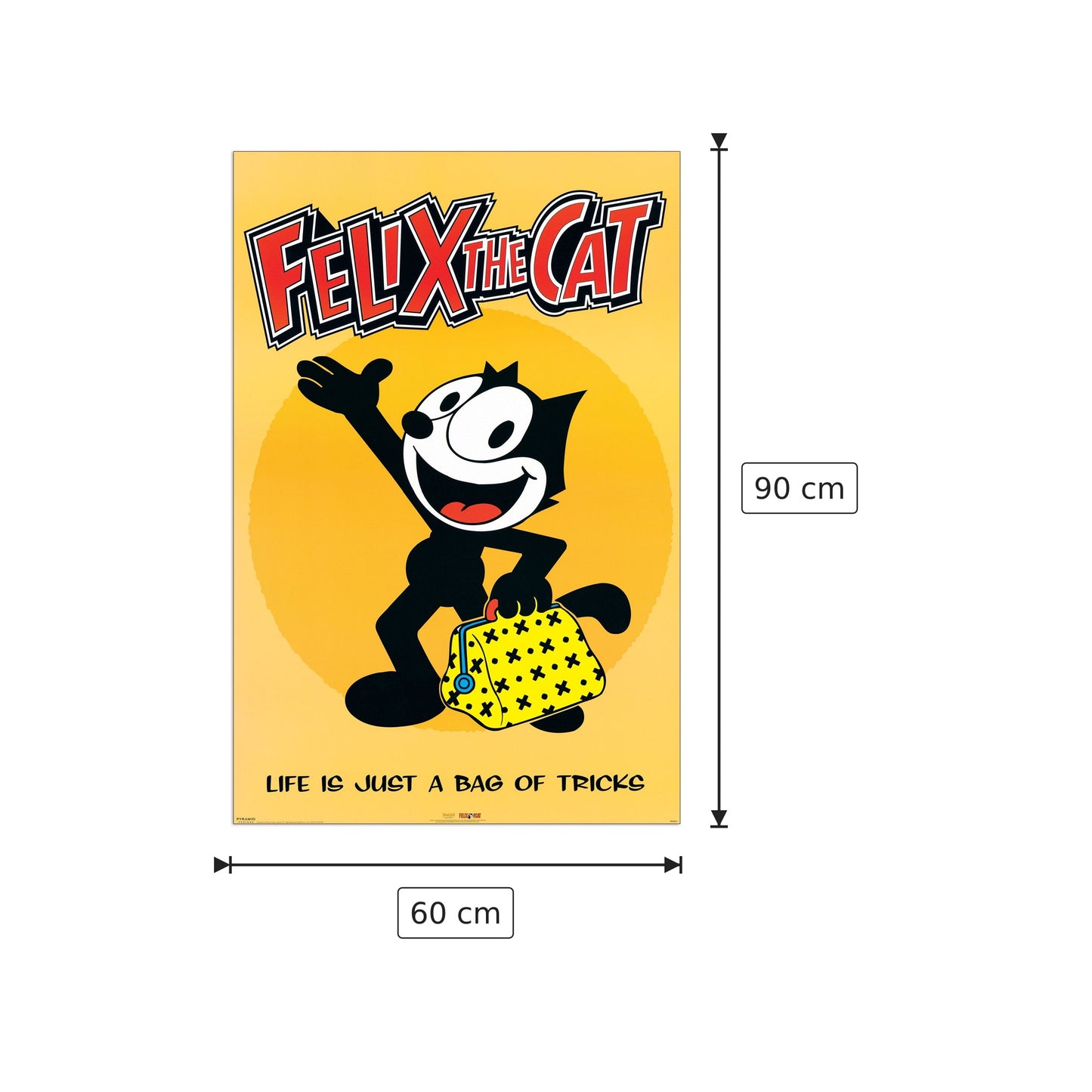 Felix The Cat - NULL - cm 60x90 - Pannello in MDF