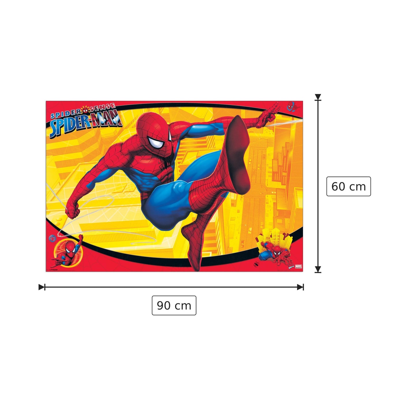 Spiderman - NULL - cm 90x60 - Pannello in MDF