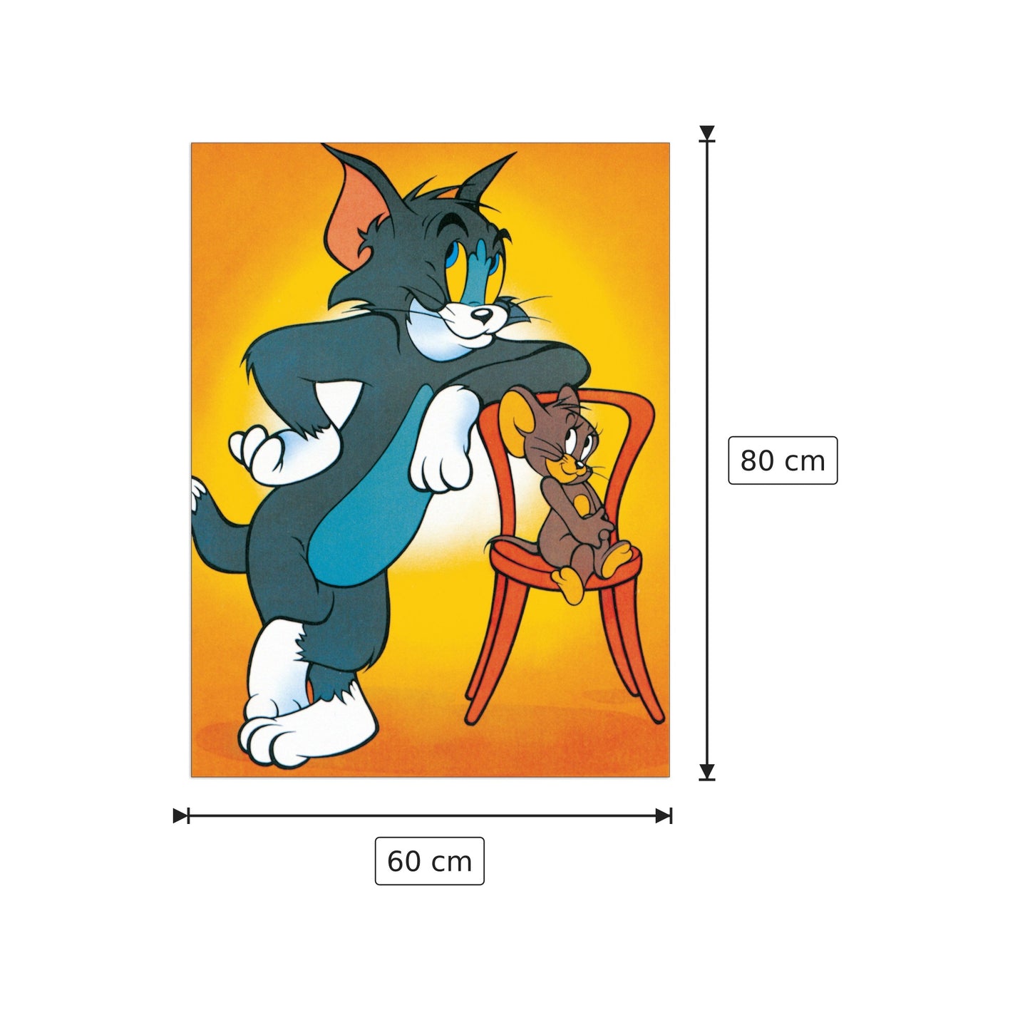 Say Cheese - TURNER ENTERTAINMENT - cm 60x80 - Pannello in MDF