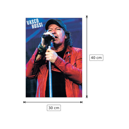 Vasco Rossi - NULL - cm 30x40 - Pannello in MDF