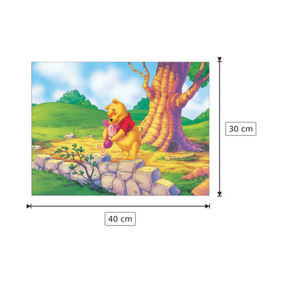 A Hug From Pooh - DISNEY - cm 40x30 - Pannello in MDF