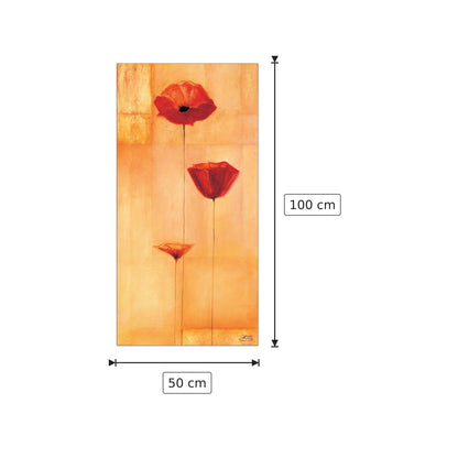 Poppy Elegance IV - HEINEMANN - cm 50x100 - Pannello in MDF
