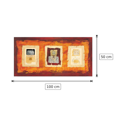 Triptyque II - MAIOCCO - cm 100x50 - Pannello in MDF