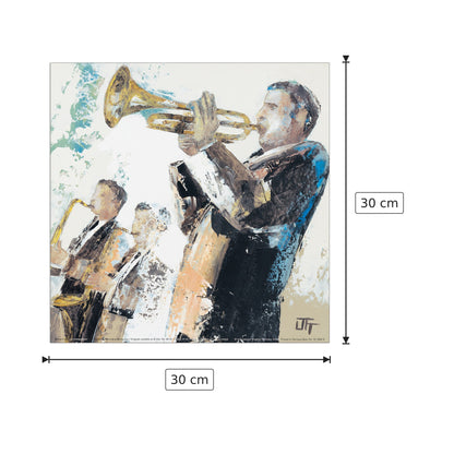 Le Trompettiste - OTT - cm 30x30 - Pannello in MDF