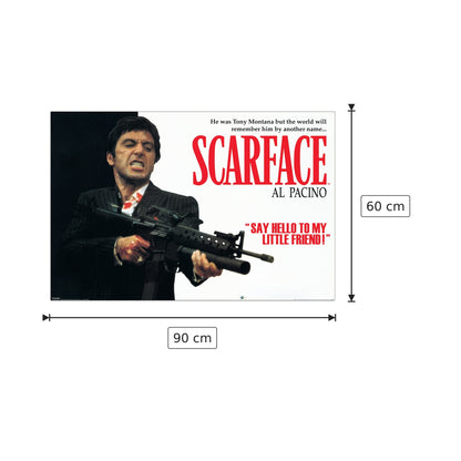 Scarface Al Pacino - NULL - cm 90x60 - Pannello in MDF