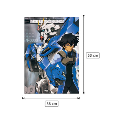 Setsuna F Seiei - GUNDAM - cm 38x53 - Pannello in MDF