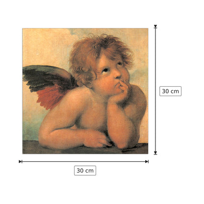 Cherubini Detail - RAFFAELLO - cm 30x30 - Pannello in MDF