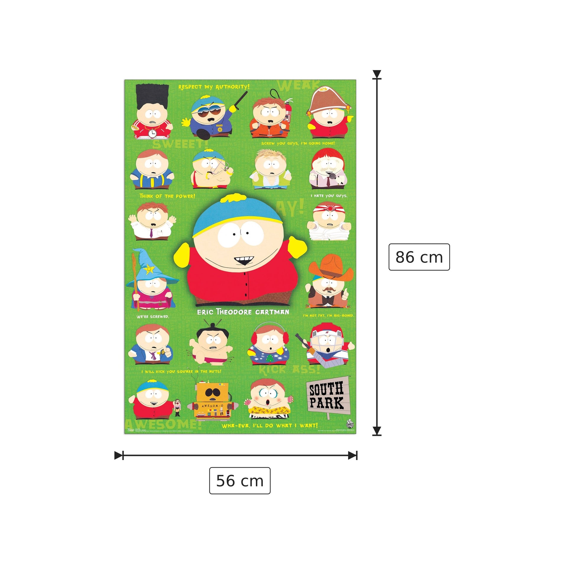 South Park - NULL - cm 56x86 - Pannello in MDF