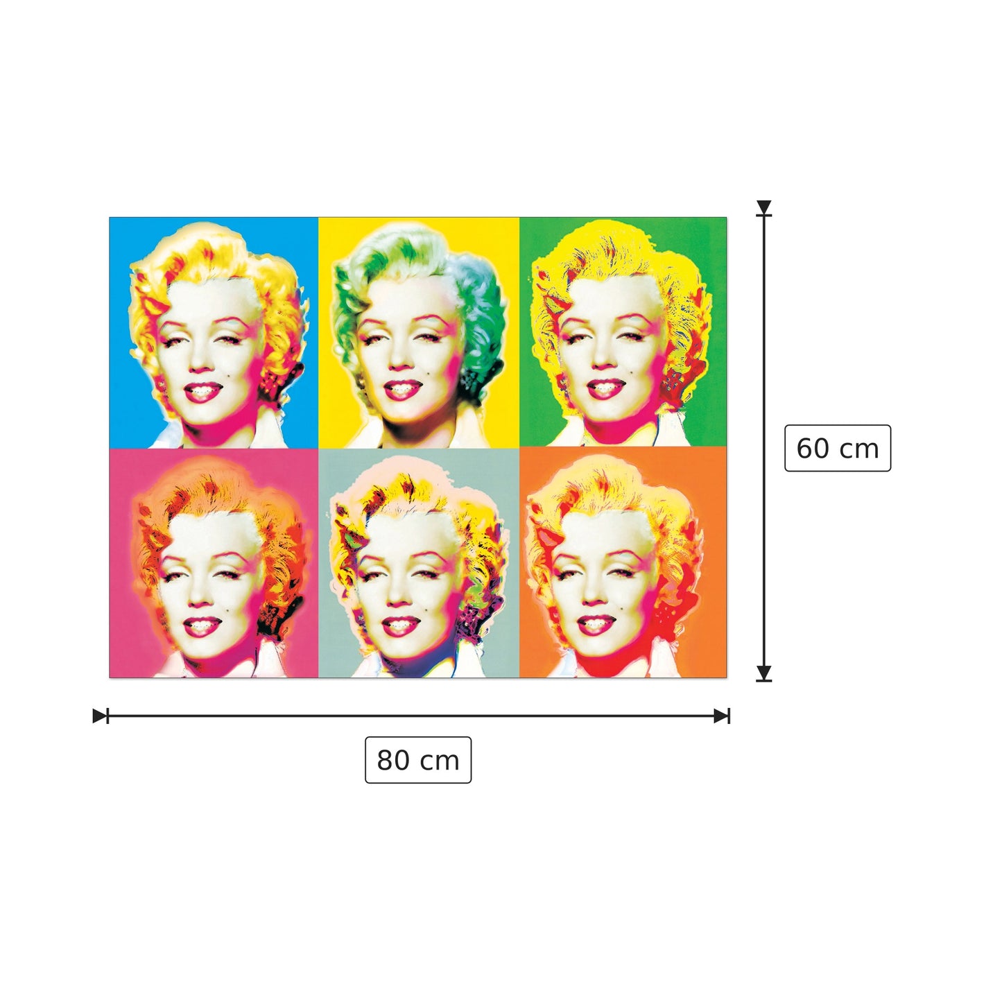 Vision Of Marilyn - BOULTER - cm 80x60 - Pannello in MDF