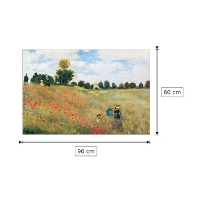 Coquelicot - MONET - cm 90x60 - Pannello in MDF