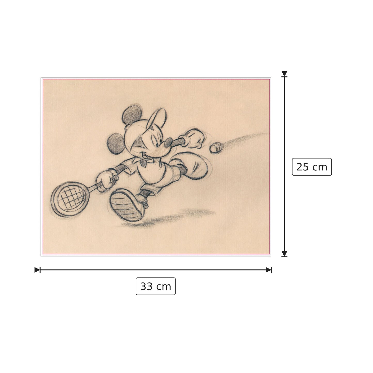 Mickey Return - DISNEY - cm 33x25 - Pannello in MDF