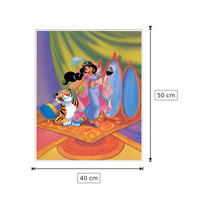 Jasmine - One True Love - DISNEY - cm 40x50 - Pannello in MDF