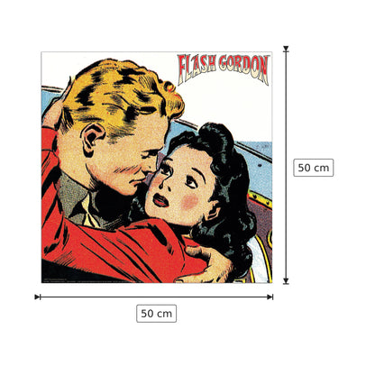 Flash Gordon & Dale I - RAYMOND - cm 50x50 - Pannello in MDF
