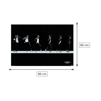 Michael Jackson, Moonwalk - NULL - cm 90x60 - Pannello in MDF