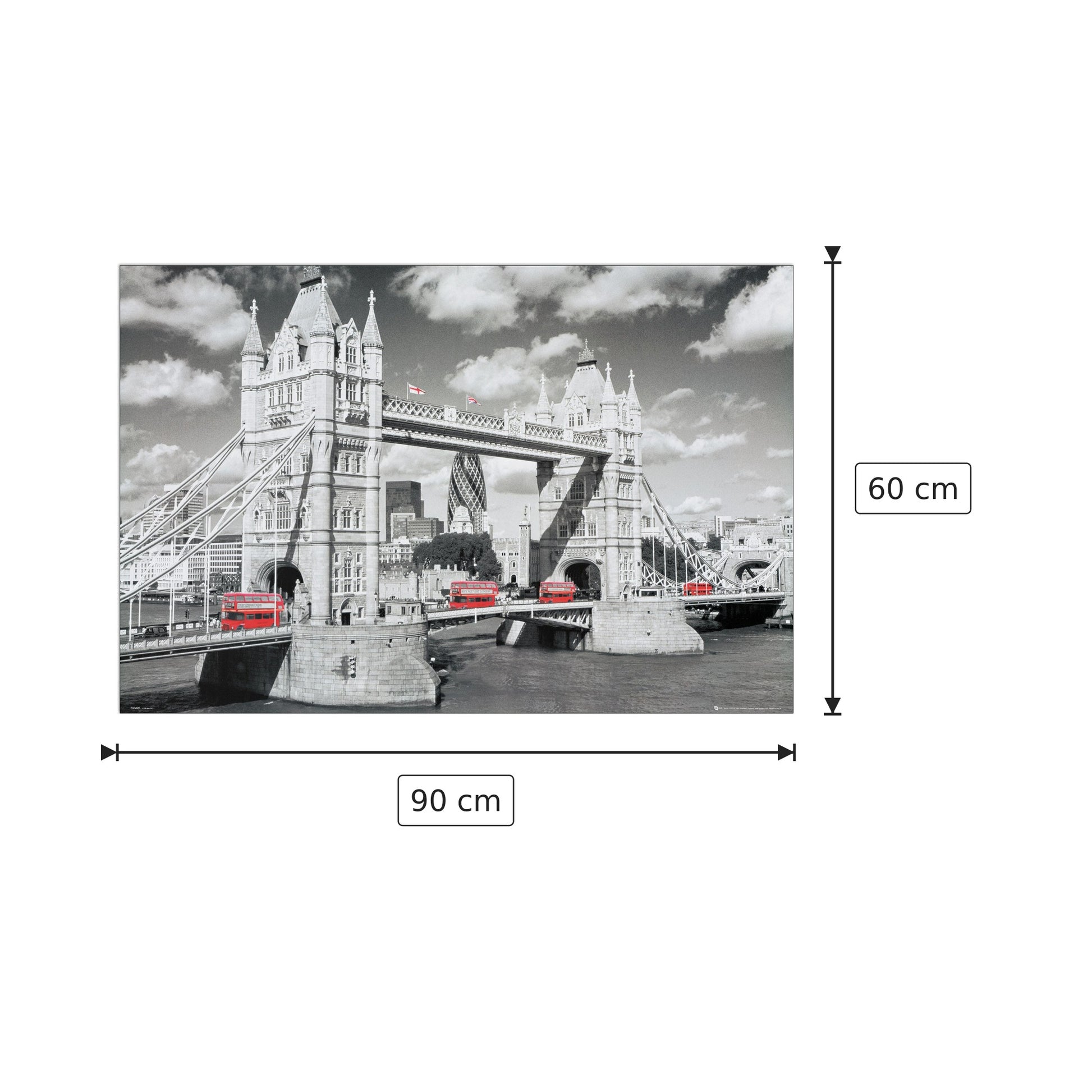 London Bridge - NULL - cm 90x60 - Pannello in MDF