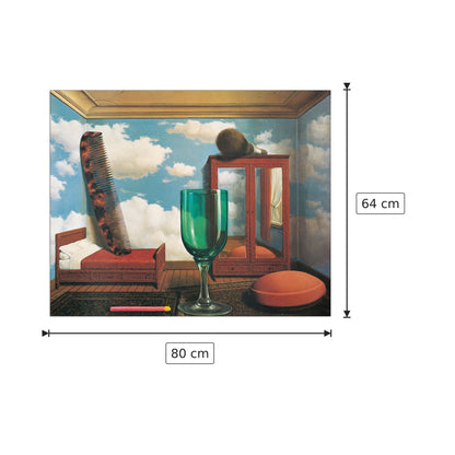 Les Valeurs - MAGRITTE - cm 80x64 - Pannello in MDF
