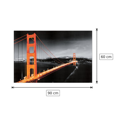 San Francisco Golden Gate - NULL - cm 90x60 - Pannello in MDF
