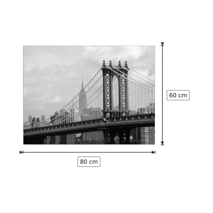 Bridge - ANONYMOUS - cm 80x60 - Pannello in MDF