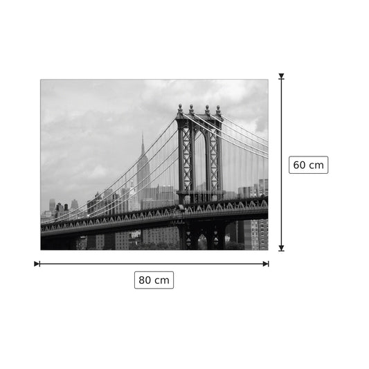 Bridge - ANONYMOUS - cm 80x60 - Pannello in MDF