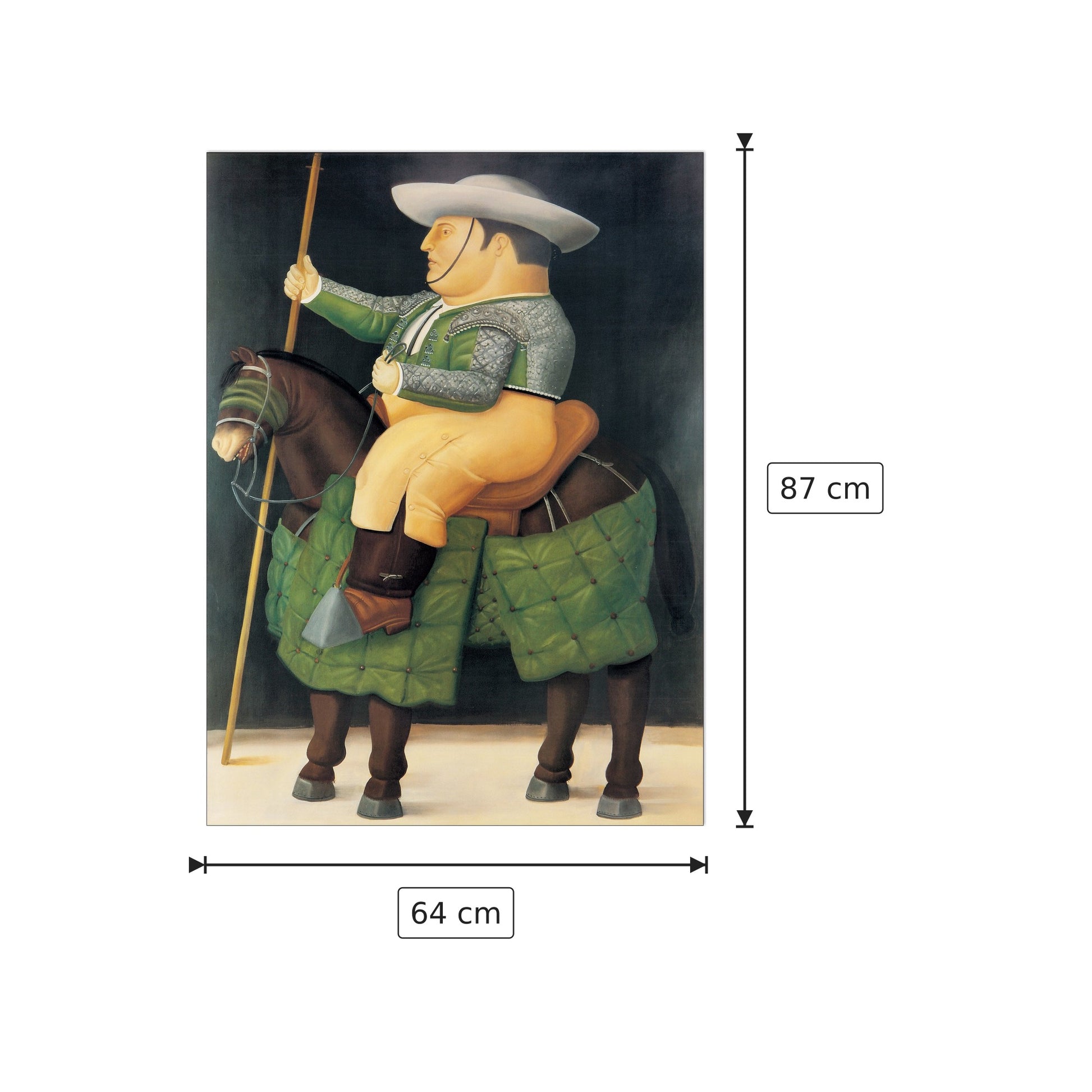 Picadores - BOTERO - cm 64x87 - Pannello in MDF