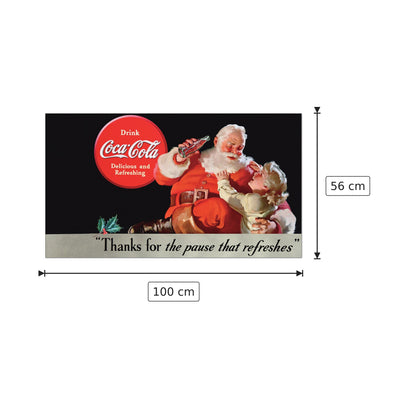 Coca-Cola Delicious And Refreshing - NULL - cm 100x56 - Pannello in MDF