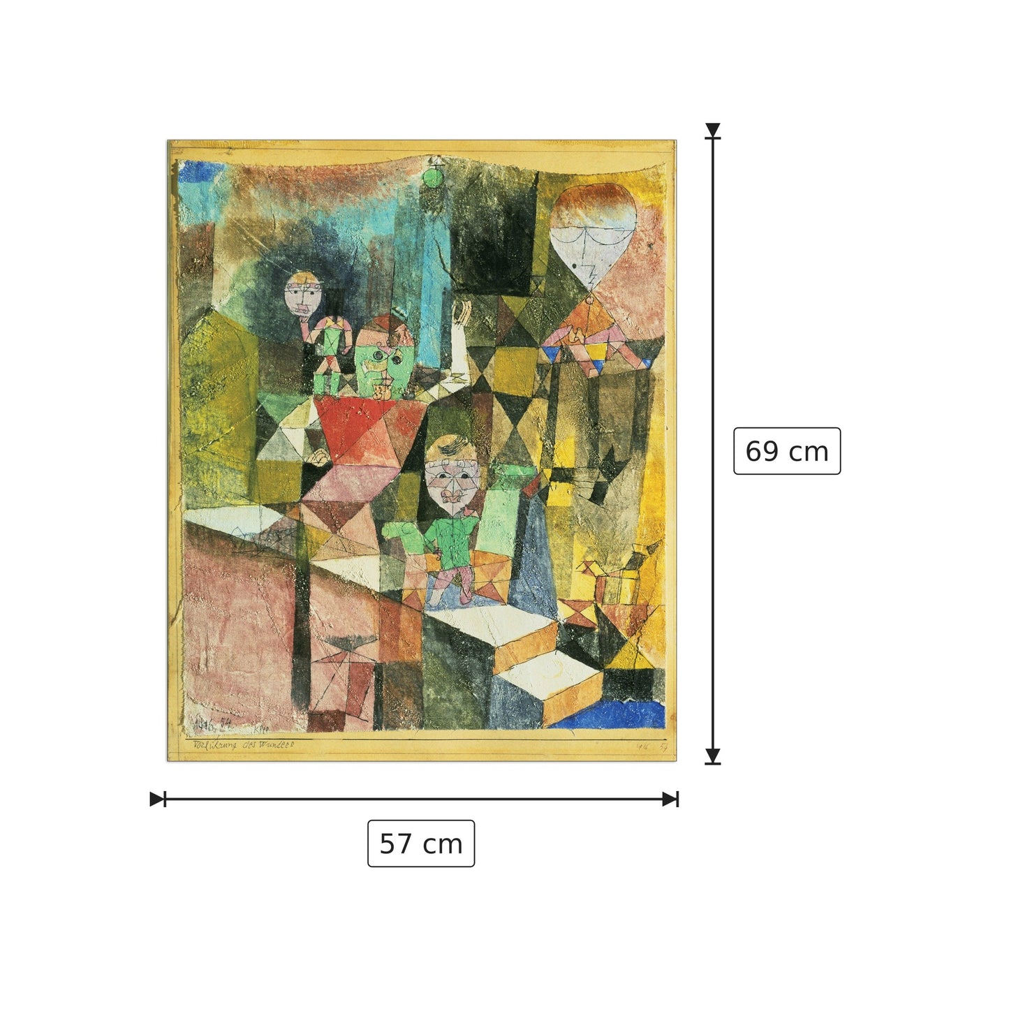 Introducing The Miracle - KLEE - cm 57x69 - Pannello in MDF