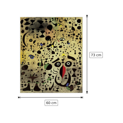 The Beautiful Bird? - MIRÒ - cm 60x73 - Pannello in MDF