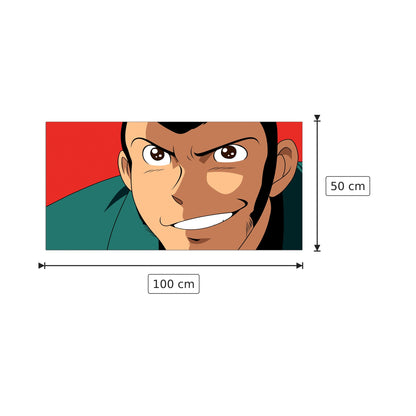 Lupin III - NULL - cm 100x50 - Pannello in MDF