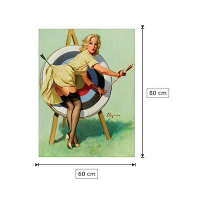 Pin Up Archery - NULL - cm 60x80 - Pannello in MDF