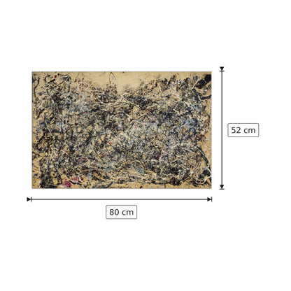 Number 1a, 1948 - POLLOCK - cm 80x52 - Pannello in MDF