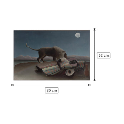 The Sleeping Gypsy - ROUSSEAU - cm 80x52 - Pannello in MDF