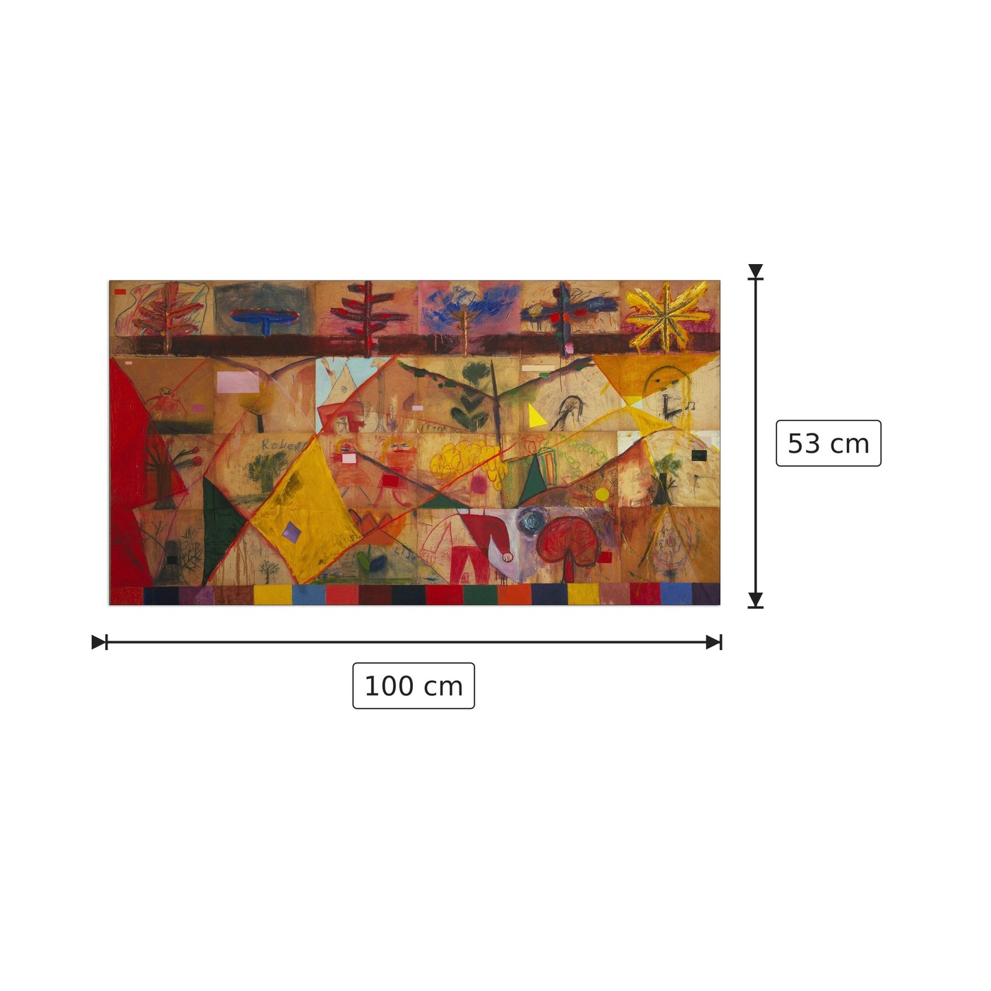 Sweet Chaty's Song - SNYDER - cm 100x53 - Pannello in MDF