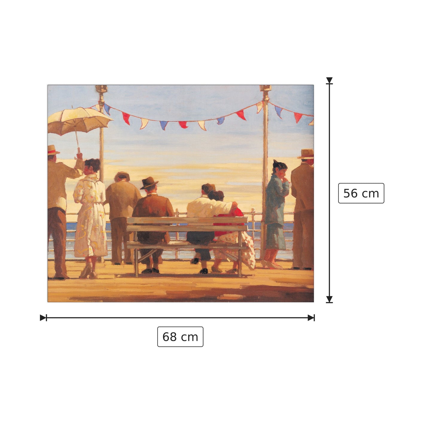 The Pier - VETTRIANO - cm 68x56 - Pannello in MDF
