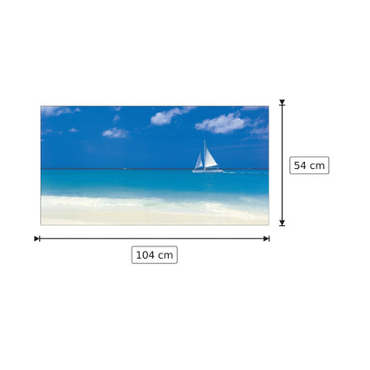 Spiaggia - ANONYMOUS - cm 104x54 - Pannello in MDF