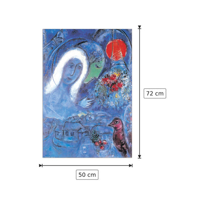 Campo Di Marte - CHAGALL - cm 50x72 - Pannello in MDF