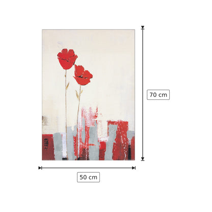 Fiory Roja - ESTUDIO ART - cm 50x70 - Pannello in MDF