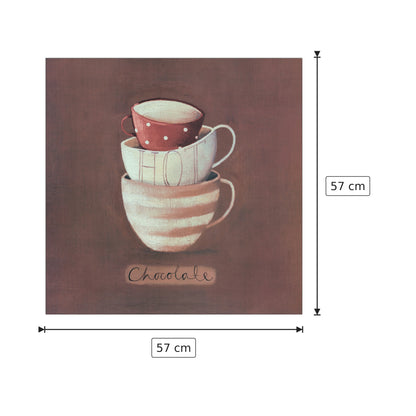 Chocolate - EVANS - cm 57x57 - Pannello in MDF